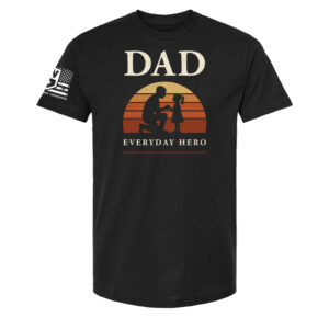 Dad – Everyday Hero Sunset T-Shirt