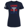 Navy nurse life shirt with medical caduceus graphic - patriotic Genuine Valor apparel