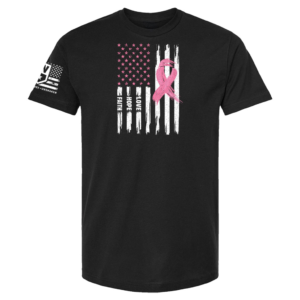 Breast Cancer Flag Love Hope Faith T-Shirt