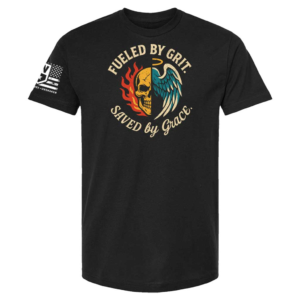 Fueled By Grit Saved By Grace Tee