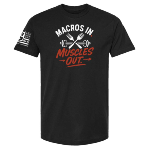 Macros In Muscles Out Tee