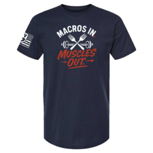 Alternative view of Macros In Muscles Out Tee