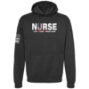 Nurse Live Love Save Lives patriotic hoodie in black by Genuine Valor