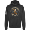 Lift Grow Repeat eagle barbell hoodie in black by Genuine Valor