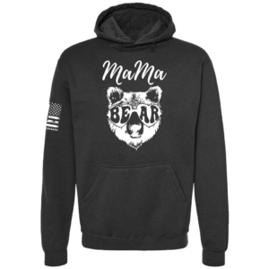 Mama Bear protective strength hoodie in black by Genuine Valor