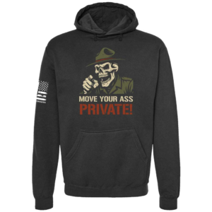 Move Your Ass Private drill sergeant tribute hoodie in black by Genuine Valor