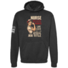Nurse Badass life saver tribute hoodie in black by Genuine Valor