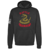 Rattle and Rise snake strength hoodie in black by Genuine Valor