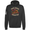 Thick Thighs & Pecan Pies funny hoodie in black by Genuine Valor
