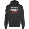 Unapologetic Patriot American pride hoodie in black by Genuine Valor