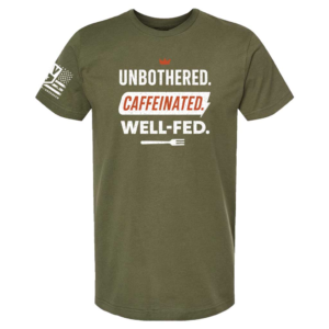 Alternative view of Unbothered Caffeinated Well Fed Tee