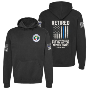 Retired — My Watch Never Ends Hoodie