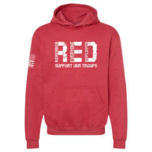 RED Hoodie – Remember Everyone Deployed