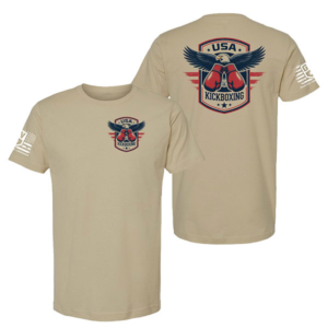 Alternative view of USA Kickboxing Eagle Tee