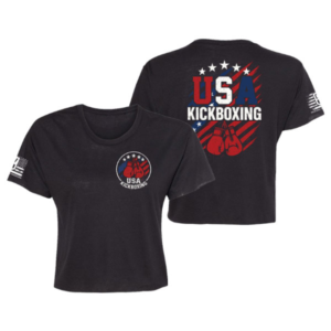 USA Kickboxing Crop Top