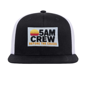 Alternative view of 5am Crew White Patch Hat