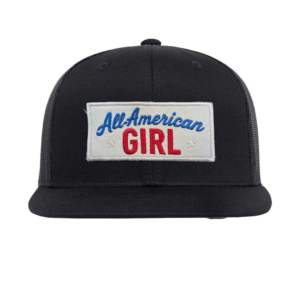 Alternative view of All American Girl White Patch Hat