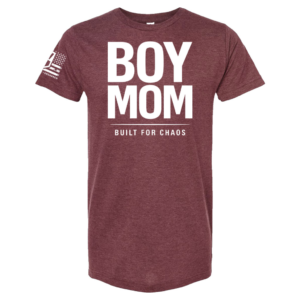 Alternative view of Boy Mom Built for Chaos Tee