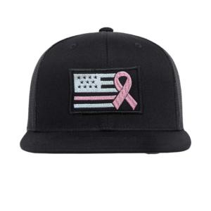 Alternative view of Breast Cancer Flag Hat