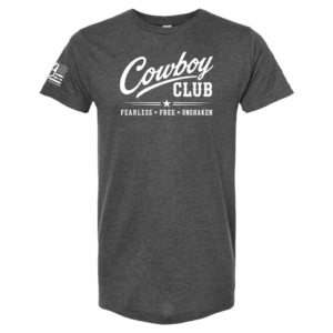 Alternative view of Cowboy Club Large Front Tee