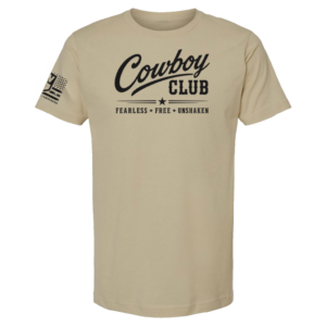 Cowboy Club Large Front Tee