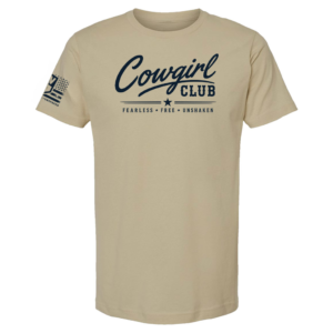 Cowgirl Club Large Front Tee