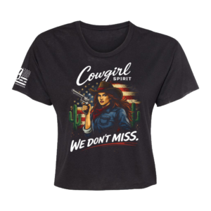 Cowgirl Spirit We Don’t Miss Crop Top