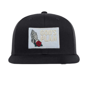Alternative view of God's Plan White Patch Hat