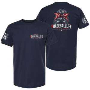 Alternative view of #Baseballife Tee