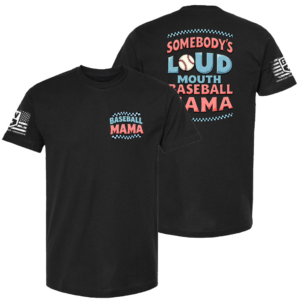 Alternative view of Baseball Mama Tee