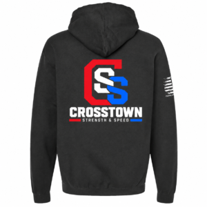 Alternative view of Crosstown Front & Back Hoodie