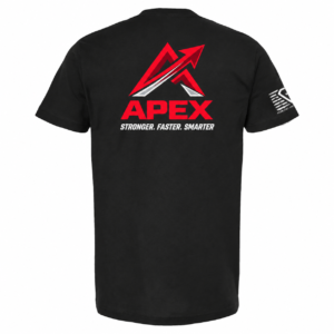 Alternative view of Apex Performance Front & Back Tee