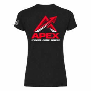 Alternative view of Apex Performance V-Neck Front & Back Tee