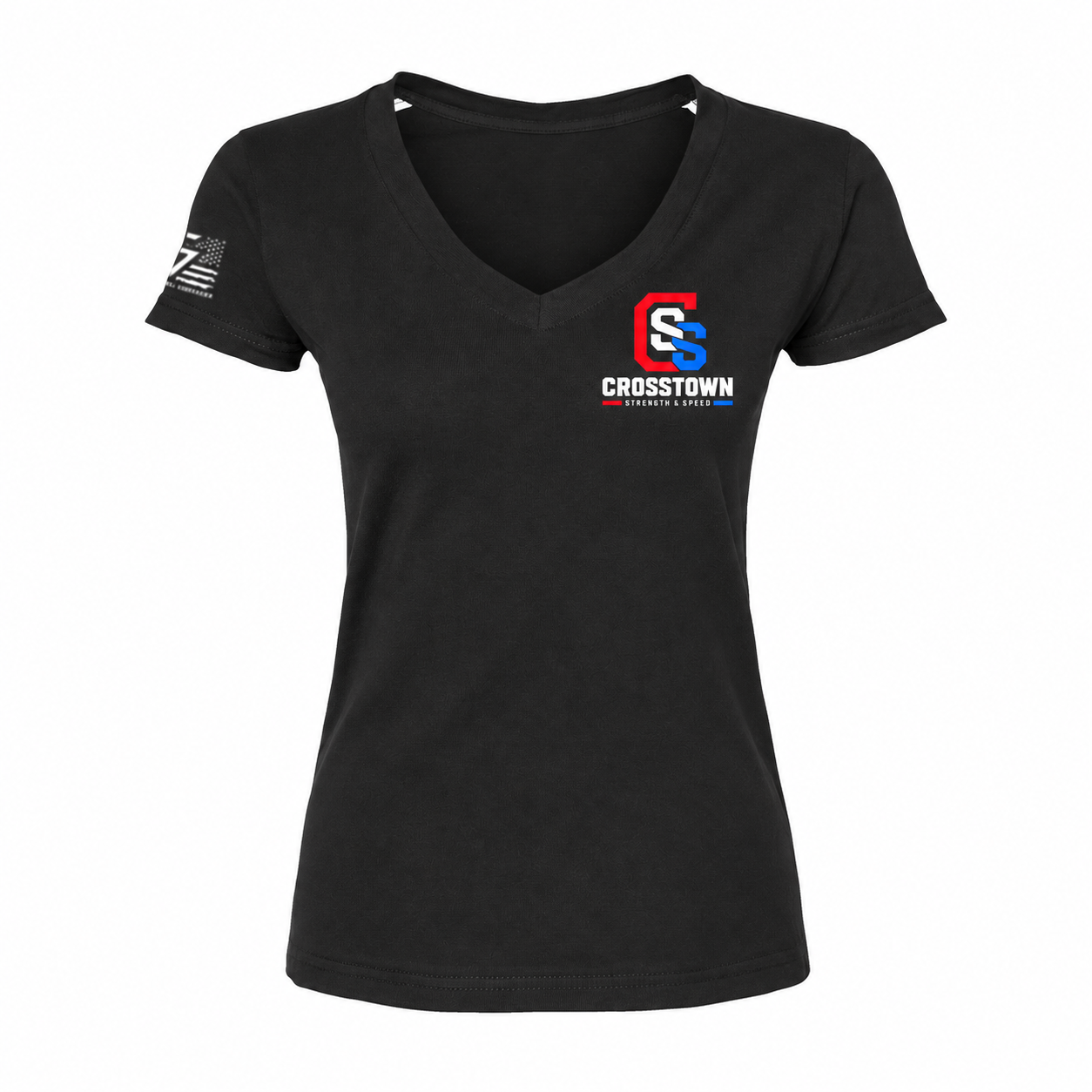 Crosstown Front & Back V-Neck Tee