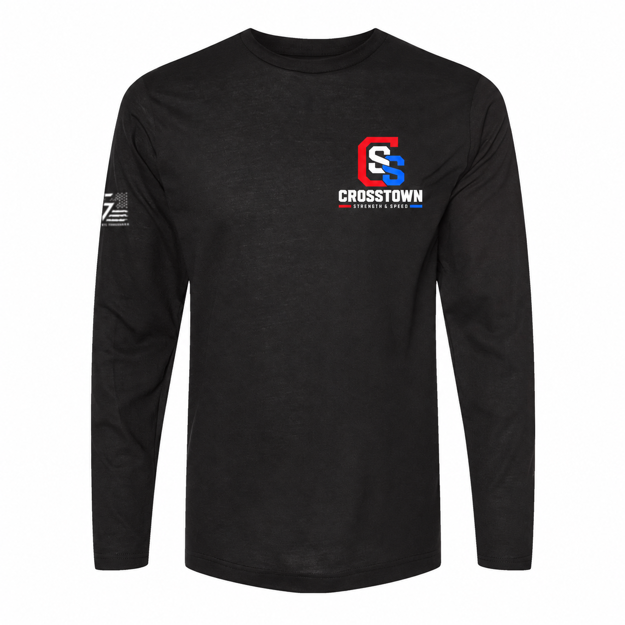 Crosstown Front & Back Long Sleeve Tee