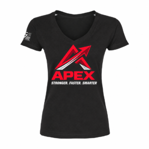Apex Performance V-Neck Center Front Tee